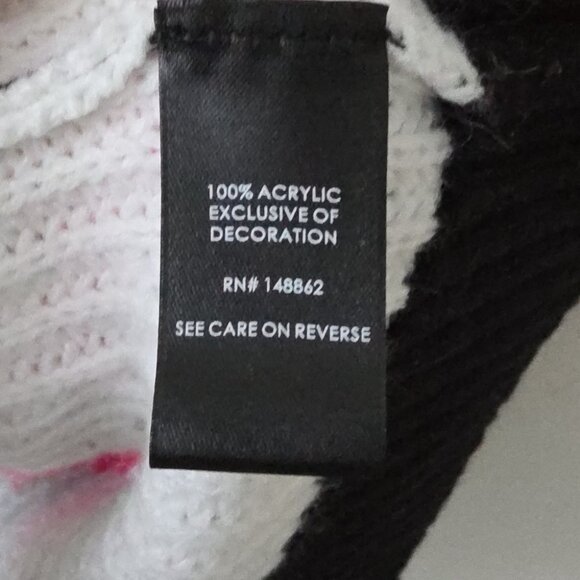 TORRID | Pullover Drop Shoulder Crew Neck Sweater Striped JE T'AIME SZ 0X - Picture 6 of 6